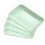 4Pcs Green Straw Dinner Plates Lightweight Serving Dish 4