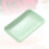 4Pcs Green Straw Dinner Plates Lightweight Serving Dish 8