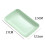 4Pcs Green Straw Dinner Plates Lightweight Serving Dish 1