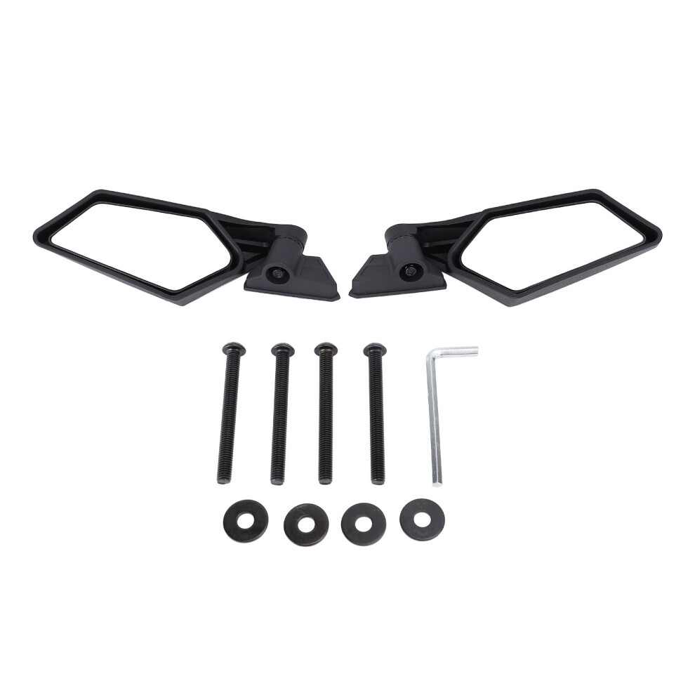 Pair Of Utv Side View Mirrors Adjustable Glass 8320539359854