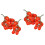 4Pcs Red Artificial Foam Cherry Tomatoes Decorative Fruit Photo Props 6