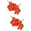 4Pcs Red Artificial Foam Cherry Tomatoes Decorative Fruit Photo Props 9