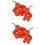 4Pcs Red Artificial Foam Cherry Tomatoes Decorative Fruit Photo Props 7