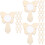 30 stuks spiegels diy handspiegels ongeverfd 8