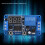 12V Digital LED Timer Relay Module for Automation Control 63.6x33.1mm 5