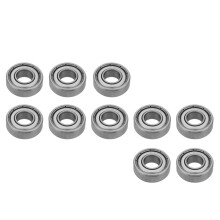 8x19x6 mm Steel Miniature Bearings 698ZZ Double Shielded for Industrial Use AU