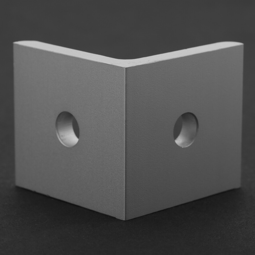 White Aluminium Corner Brackets 4Pcs For 3030 Profile Diy Frame Connectors Au 8381349721538