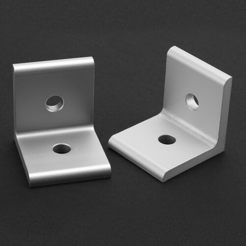 4pcs White Aluminum Corner Angle Brackets 4545 45 Connection for Profiles 2
