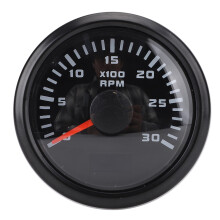 52mm Tachometer 3000RPM DC 9 to 32V 7 Color
