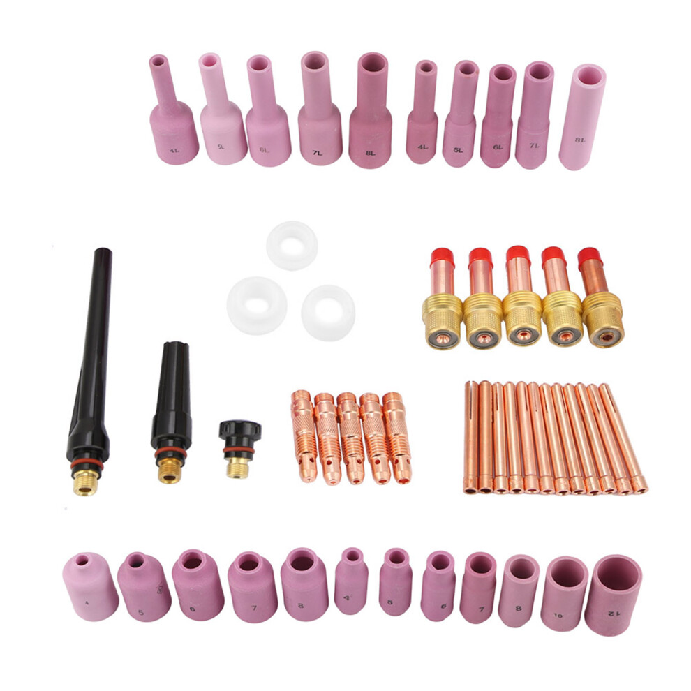 Wp-17/18/26 Tig Welding Torch Consumables 50Pcs Kit For Welding Accessories 7611349721674