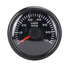 52mm 7000RPM Tachometer with Hourmeter 7 Color