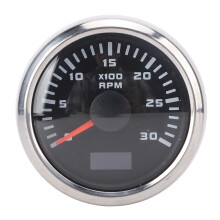 52mm Tachometer 3000RPM DC 9 to 32V 7 Color