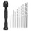 Hand Twist Drill Set Black Mini Manual Rotary 3