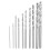 Hand Twist Drill Set Black Mini Manual Rotary 12