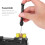 Hand Twist Drill Set Black Mini Manual Rotary 7