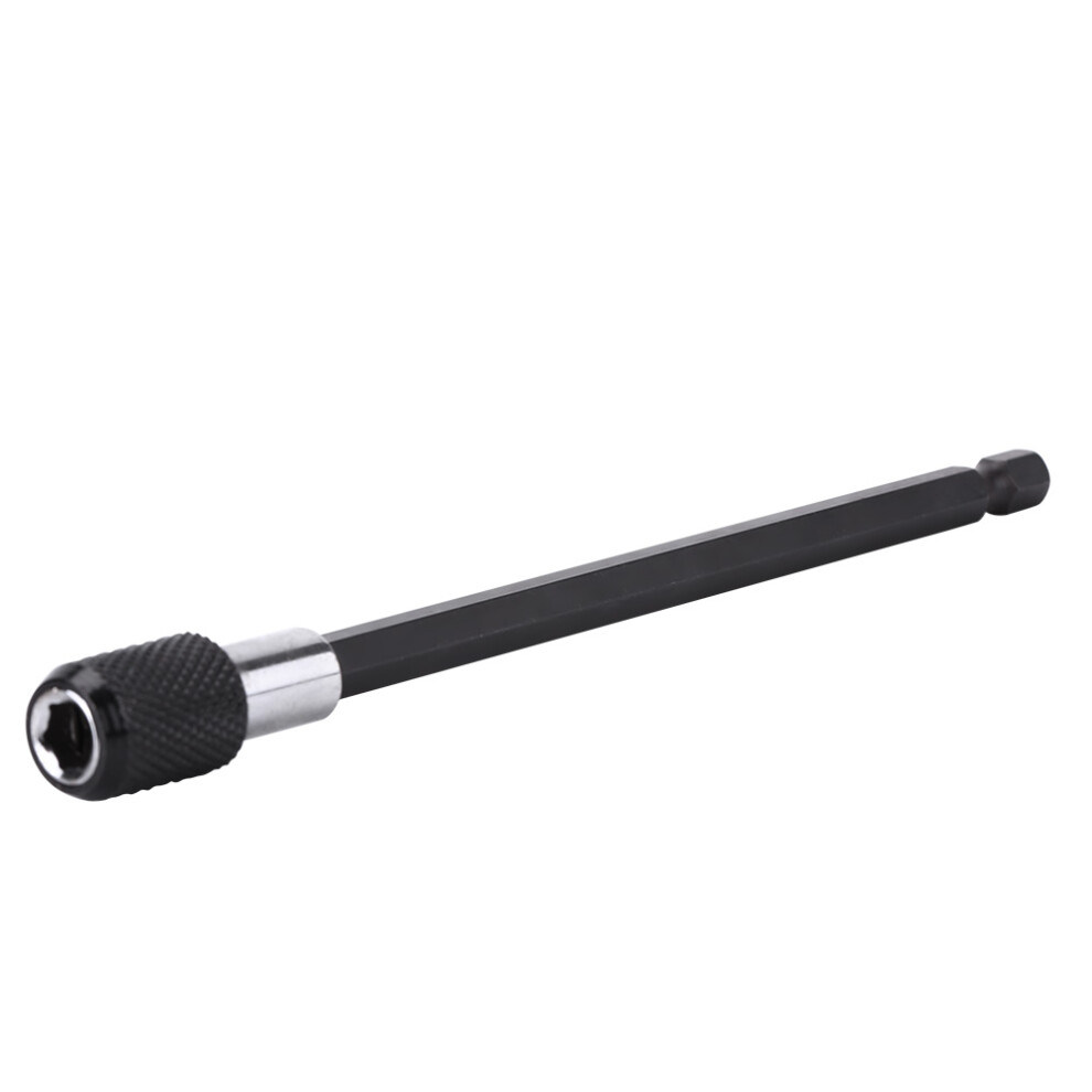1/4 Inch Hex Shank Quick Release Screwdriver Drill Black