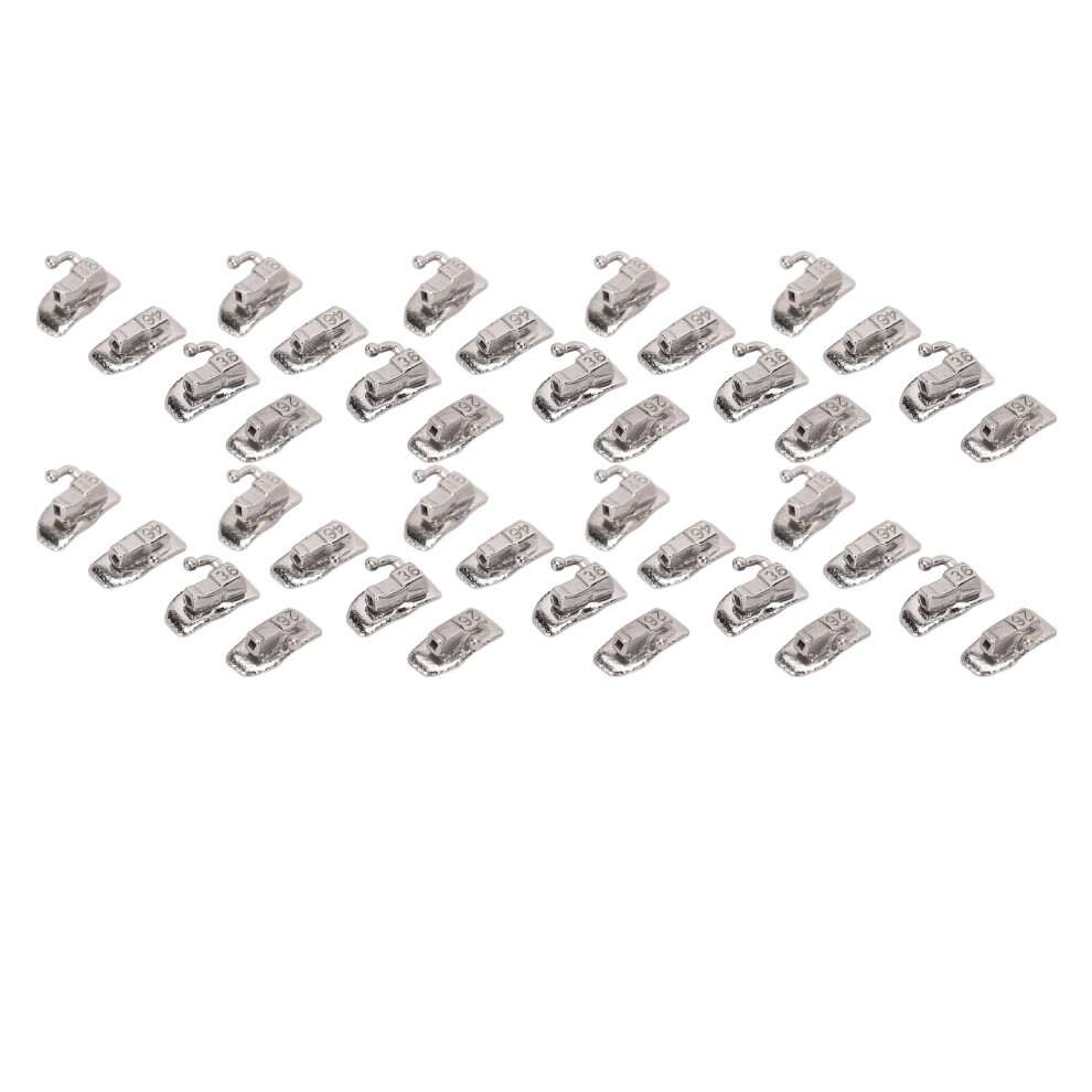 40pcs Metal Bondable Buccal Tubes 0.022in Roth Orthodontic Accessories