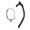 Swimming Breathing Tube with Strap Silicone 5