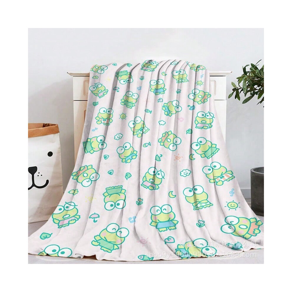 (Sanrio Big Eyed Frog MH-17, 130x150 single-sided printing (300g flannel)) Sanrio children's cartoon big-eyed frog flannel blanket-image-OPC-PKH8MH8-NEW