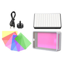 juego de led para selfie con soporte de clip, 3000 mah, recargable