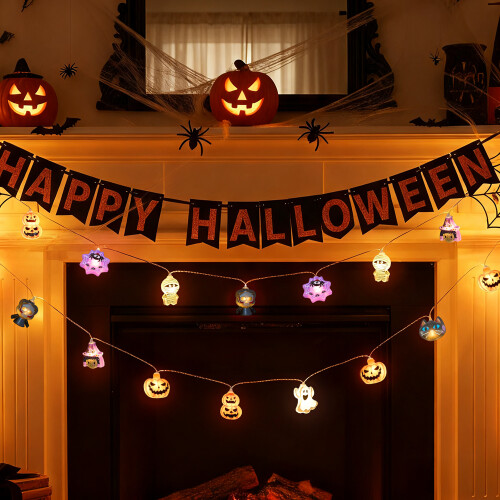 Living And Home Battery-Powered Halloween String Light with 20 LEDs