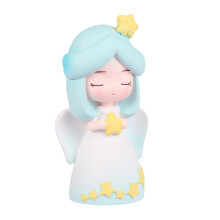 2Pcs Blue Resin Angel Statue Home Decor Figurine Gift