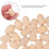 250Pcs High-Density Wooden Eggs Unpainted Easter Decor 8