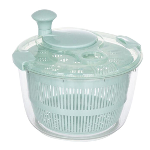 kitchen drain basket for fruit and vegetable storage green