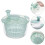 kitchen drain basket for fruit and vegetable storage green 4