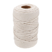 1 roll white cotton rope for diy tapestry and weaving crafts