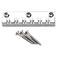 12 Pont Guitare 12 Cordes Métal Argent Pour Guitare Électrique