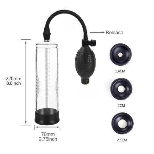 Professional Men's Penis Pump – Home Use Safe Vacuum Erection Trainer 1