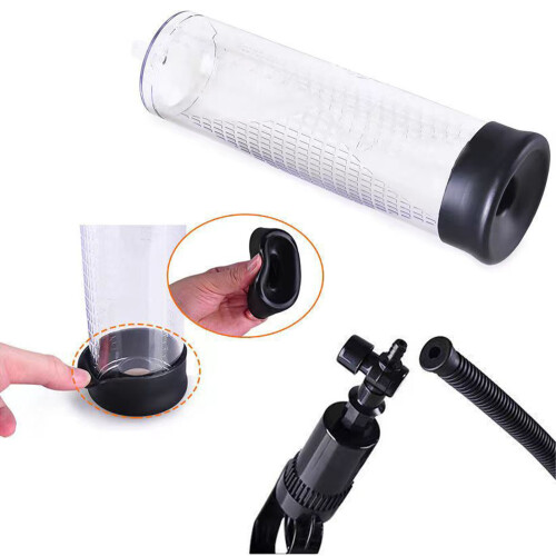 Manual Penis Pump for Men, Ergonomic Vacuum Erection Trainer Device 2