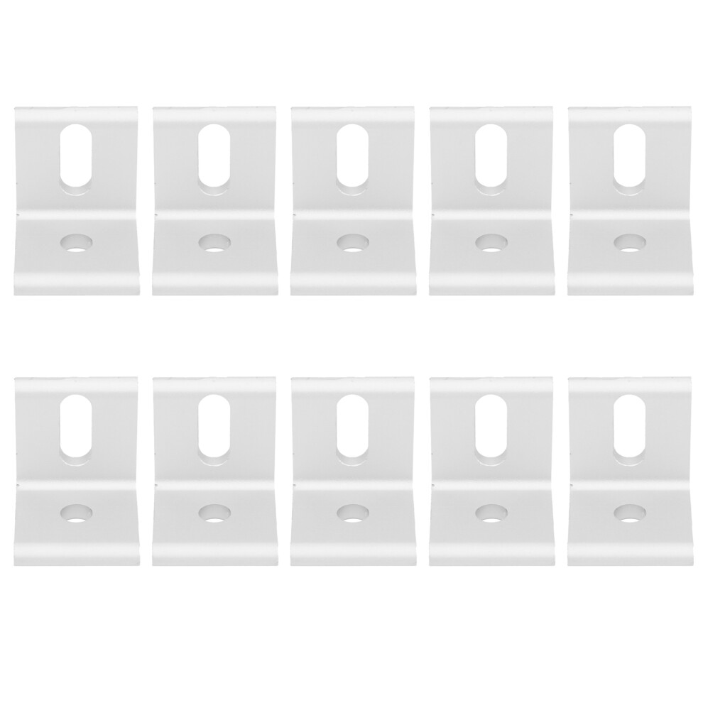 10Pcs Right Angle Corner Bracket 90 Aluminum L