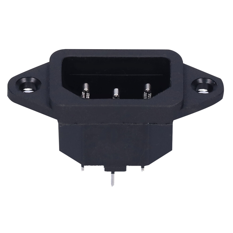 10Pcs Male Plug Power Socket 3ÂCore Copper Chassis 8320539362106