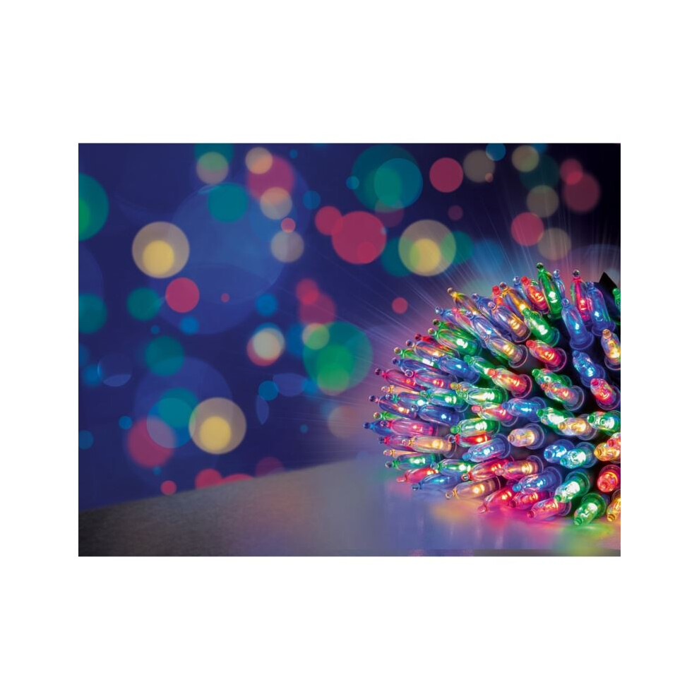 Premier - Multi Action Fairy Cap String - 150 Multi Coloured Leds Light