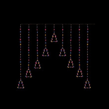 Premier - FlexiBrights Tree V Curtain 258 LEDs Rainbow - 1.2m