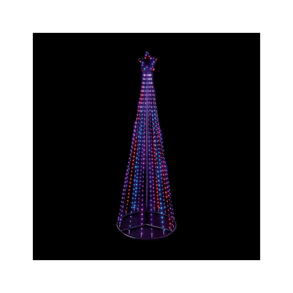 Premier - Multi Action Flexibright Pyramid Tree - Rainbow 4M