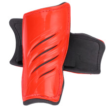 Kinder-Fußball-Schienbeinschützer Paar, Leichtes PVC/EVA, Rot, 15x7,8cm