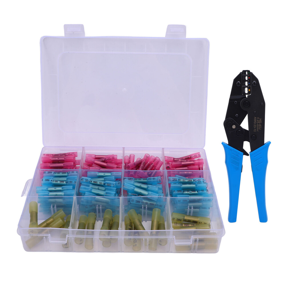 200 Pcs Heat Shrink Butt Terminal With Crimping 8320539362342
