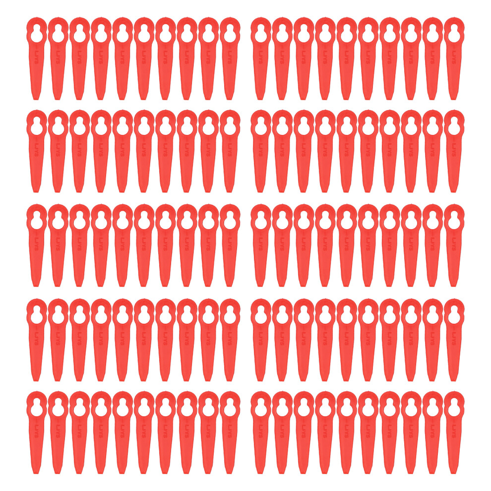 100Pcs Grass Trimmer Plastic Blade Branches