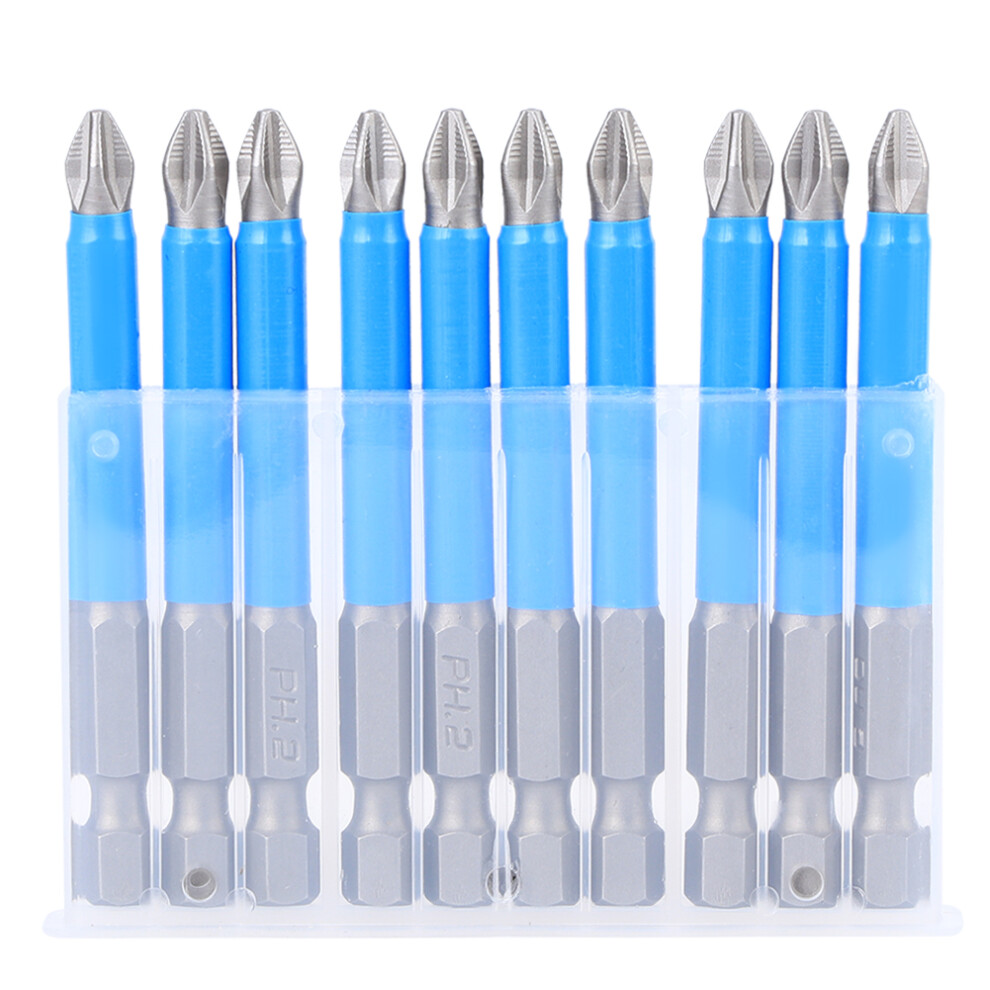 10Pcs Electric Screwdriver Bit Set Anti Slip S2