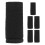 6 elastische riemhouders voor , nylon, lussen 9