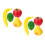 8Pcs Simulated Fruit and Vegetable Props Assorted Decor 5