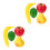 8Pcs Simulated Fruit and Vegetable Props Assorted Decor 4