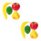 8Pcs Simulated Fruit and Vegetable Props Assorted Decor 7