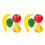 8Pcs Simulated Fruit and Vegetable Props Assorted Decor 6