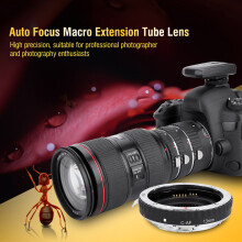 Automatik-Fokus-Makro-Extension-Röhrensatz für Canon EF und EF-S Mount DSLR, Schwarz