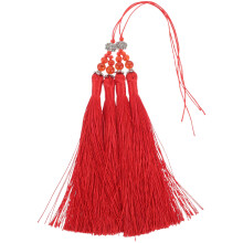 Worgeous Tassels For Keychain Making Red 2pack 7.1x0.8x0.8in