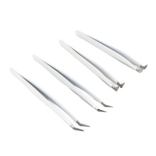 Edelstahl Wimpernverlängerung Zangenset, Hochpräzise, 4 Größen